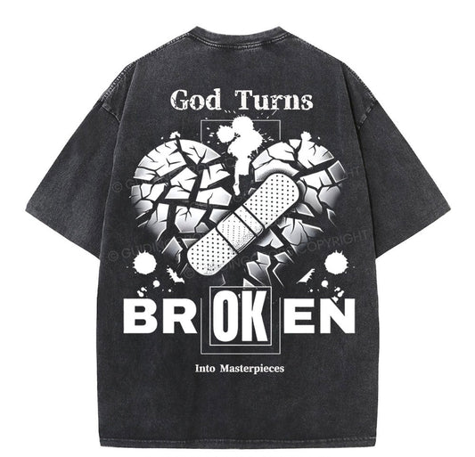Broken Christian Washed TShirt