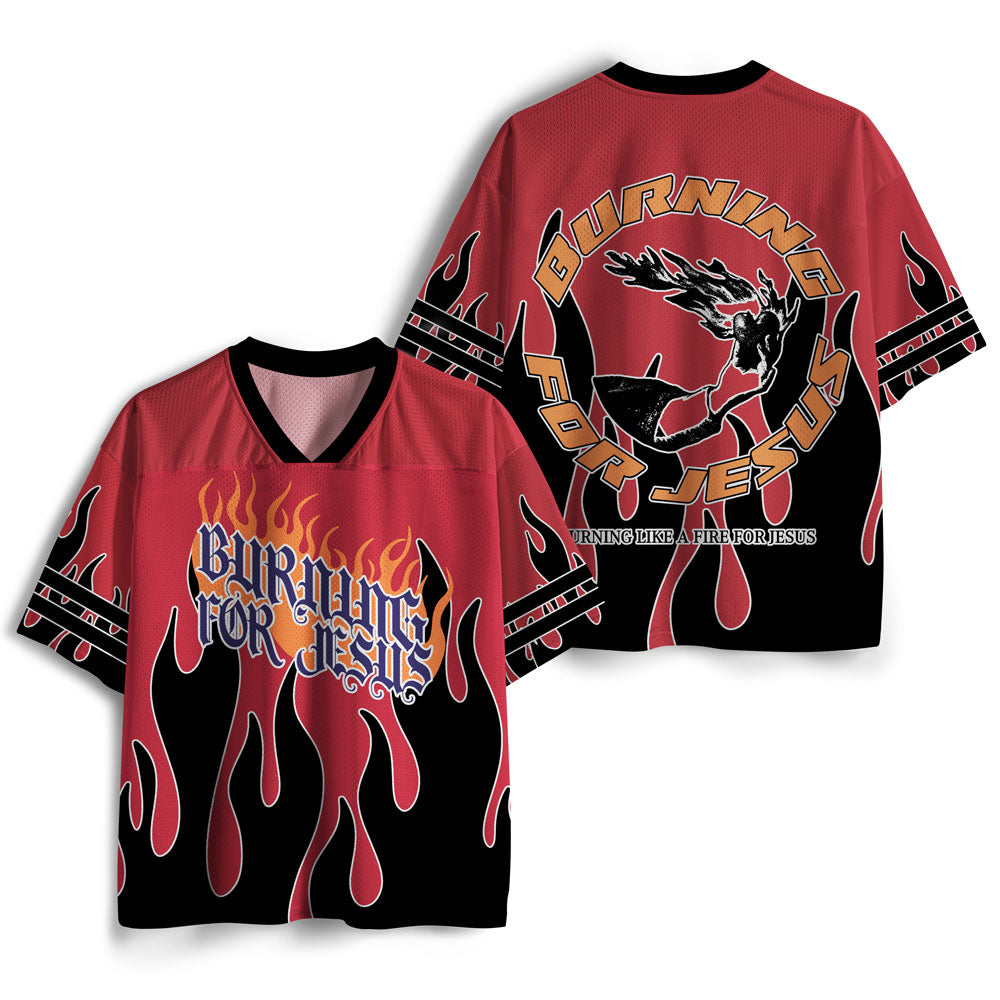 UniJames Burning For Jesus Christian Mesh Jersey
