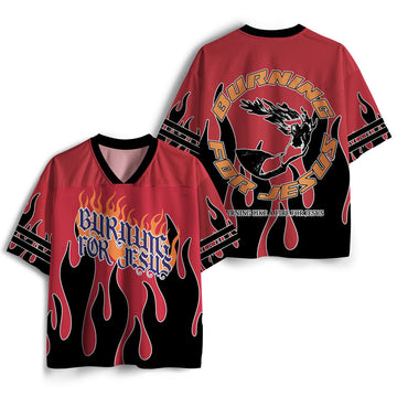 UniJames Burning For Jesus Christian Mesh Jersey