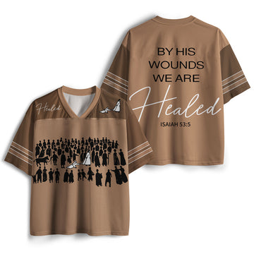 UniJames By His Wounds We Are Healed Christian Mesh Jersey