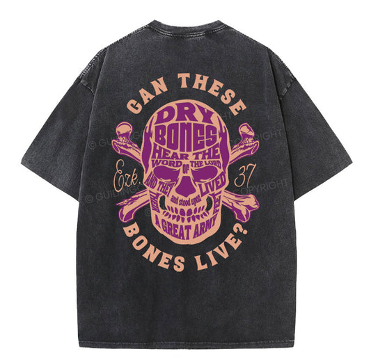 Can These Bones Lives Christian Washed TShirt