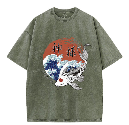 Caritas God Christian Washed TShirt