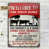 uni Customized Name Cattle Farm House This Is A Farm All Printed 3D Metal Sign