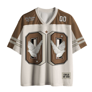 UniJames Child Of God Christian Brown Mesh Jersey