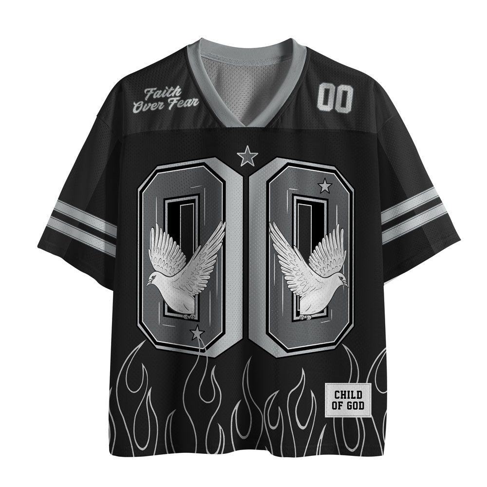 UniJames Child Of God Christian Black Mesh Jersey