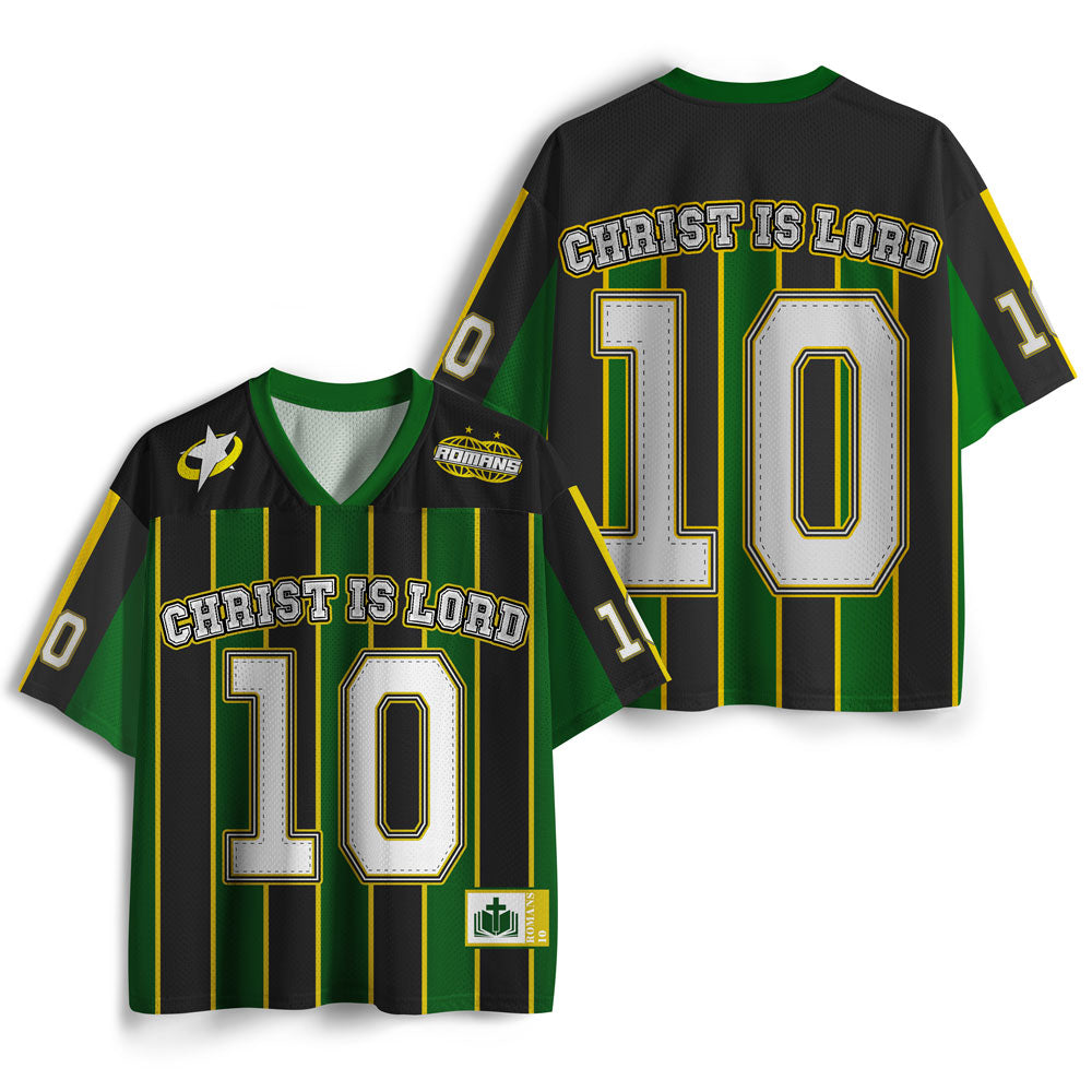 UniJames Christ Is lord Nation Christian Mesh Jersey