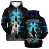 Uni Christian Jesus Lion Cross 3D Hoodie
