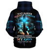 Uni Christian Jesus Lion Cross 3D Hoodie