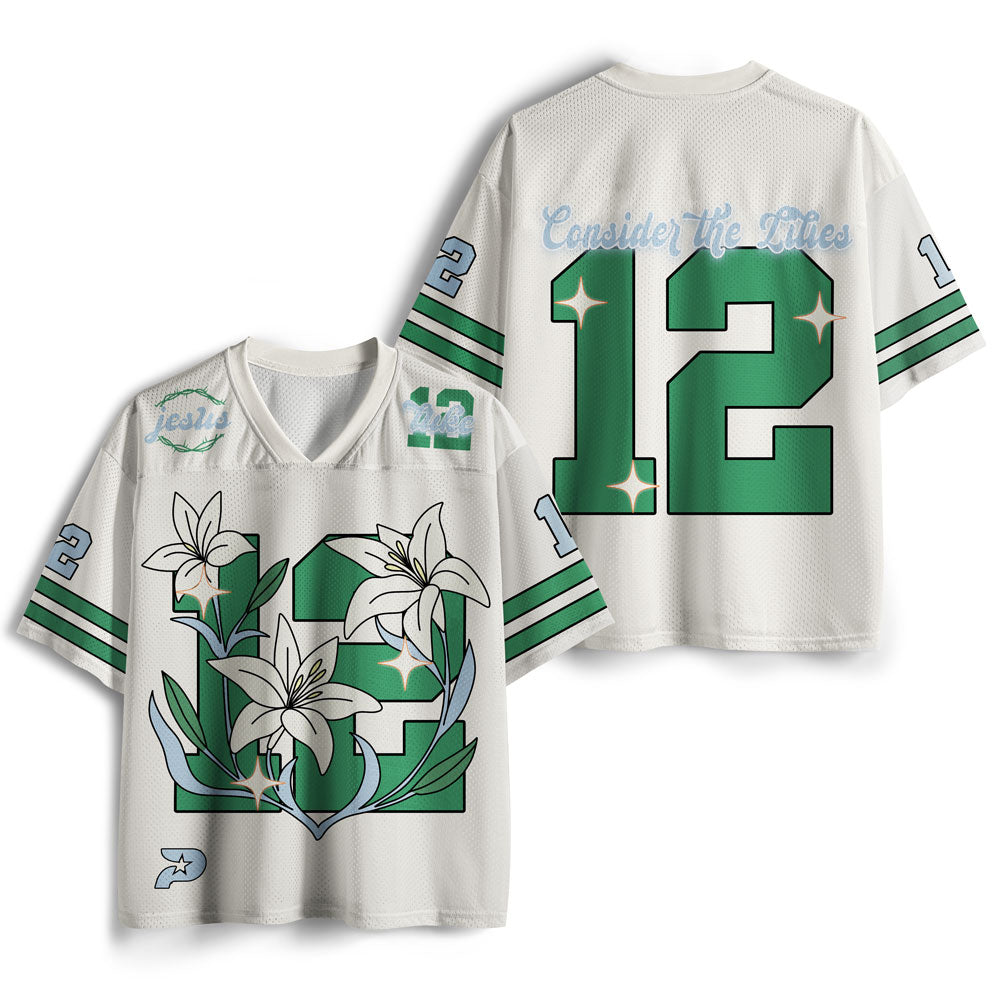 UniJames Consider The Lilies Christian Mesh Jersey