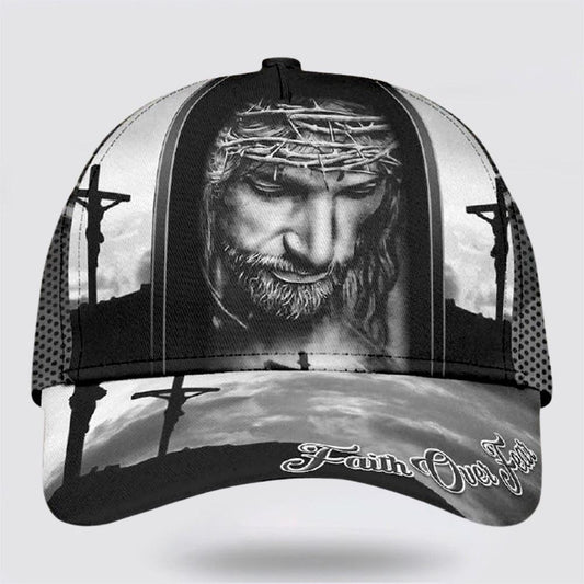 Uni Crucifixion Of Jesus Faith Over Fear 3D Cap