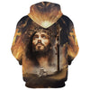 Crucifixion Of Jesus Hoodies Jesus Hoodie Men & Women, God 3D Printed Hoodie, Christian Apparel Hoodies