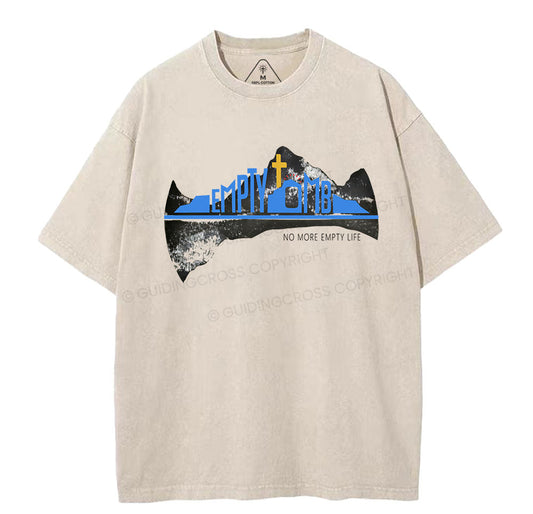 Empty Tomb Chrsitian Washed T-Shirt Sale - GuidingCross