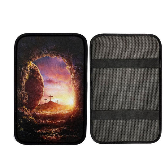 Uni Empty Tomb Of Jesus Christ Car Armrest Pad