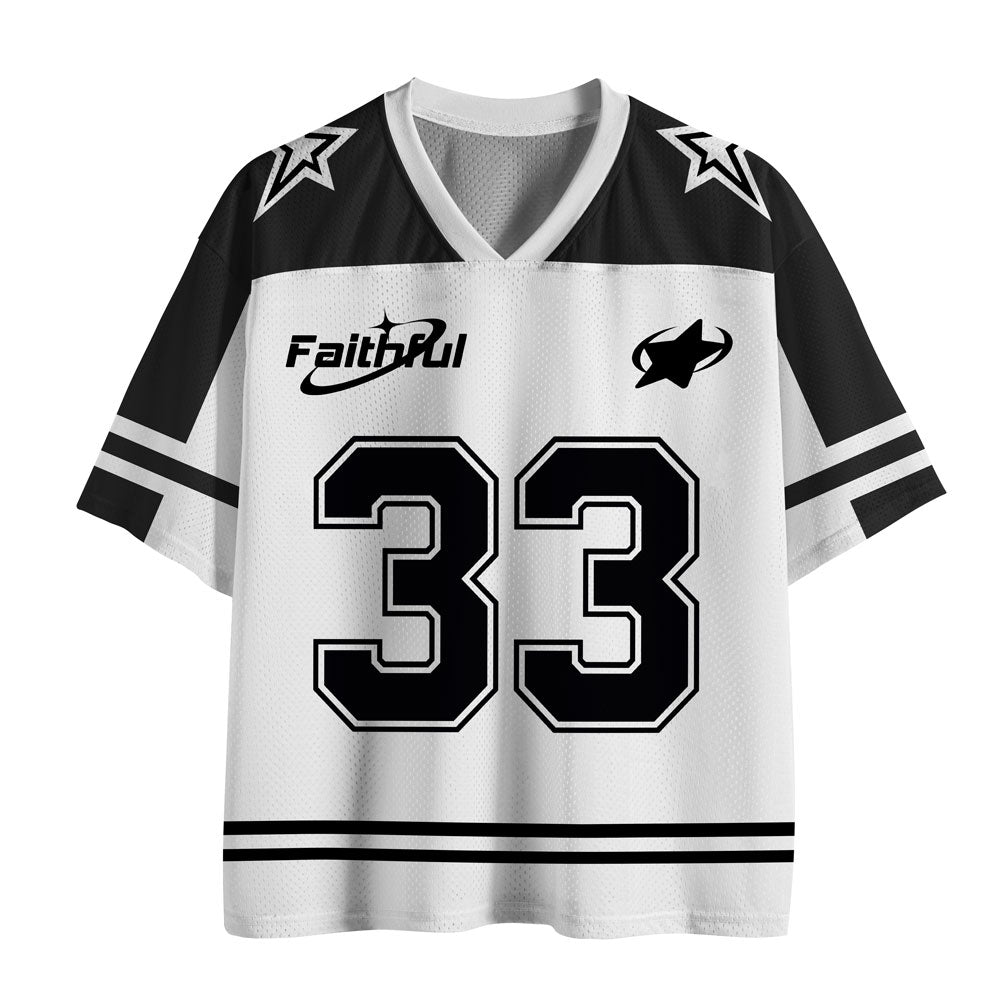 UniJames Fairh Hope Love Classic Christian Mesh Jersey
