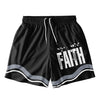 UniJames Faith Flower Christian Black Mesh Jersey