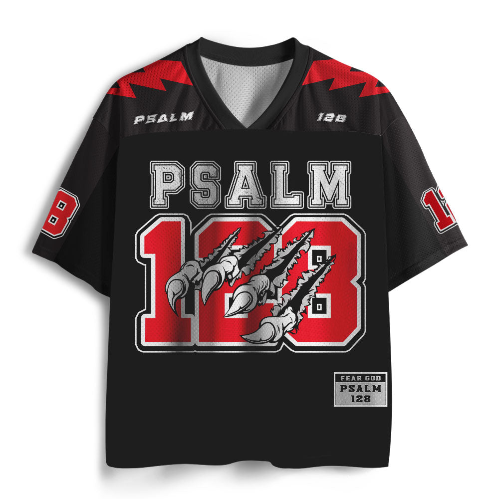 UniJames Fear God Christian Black Mesh Jersey