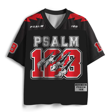 UniJames Fear God Christian Black Mesh Jersey