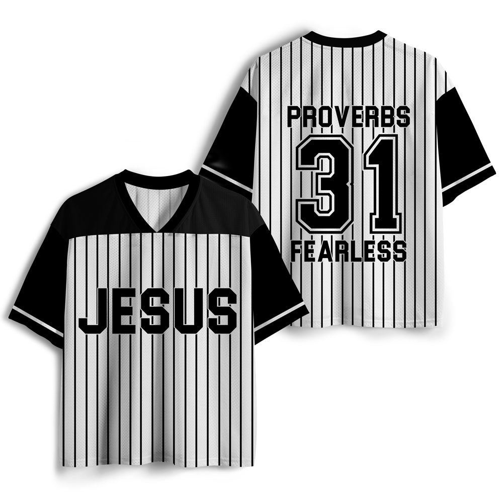 UniJames Fearless Stripes Christian Mesh Jersey