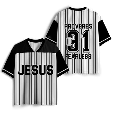 UniJames Fearless Stripes Christian Mesh Jersey