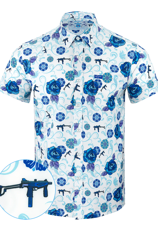UniJames Comfort Fiesta (White) Button Down For Men
