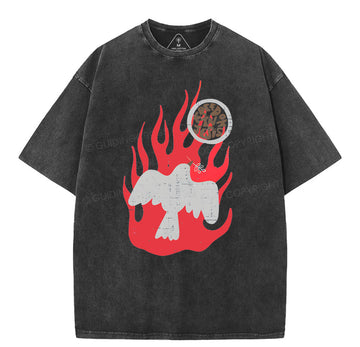 Filed With The Spirit Christian Washed T-Shirt Sale - GuidingCross