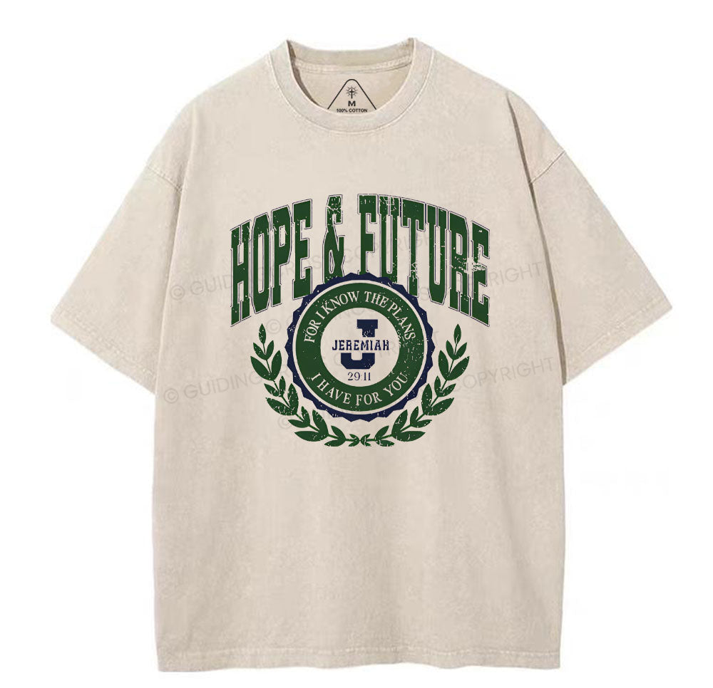 For I Know The Plans I Have For You Christian Washed T-Shirt Sale - GuidingCross