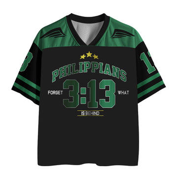 UniJames Forget What Lies Behind Christian Black Mesh Jersey