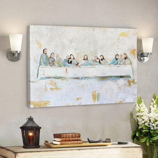 Uni Jesus Lords Last Supper Painting Canvas