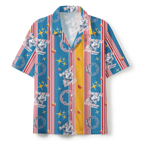 UniJames Frist Of All I'm God Pieces Christian Hawaiian Shirt