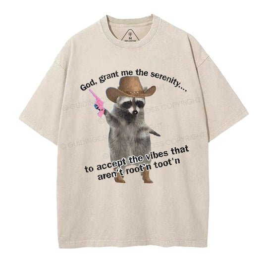 God Grant Me The Serenity Christian Washed T-Shirt Sale - GuidingCross