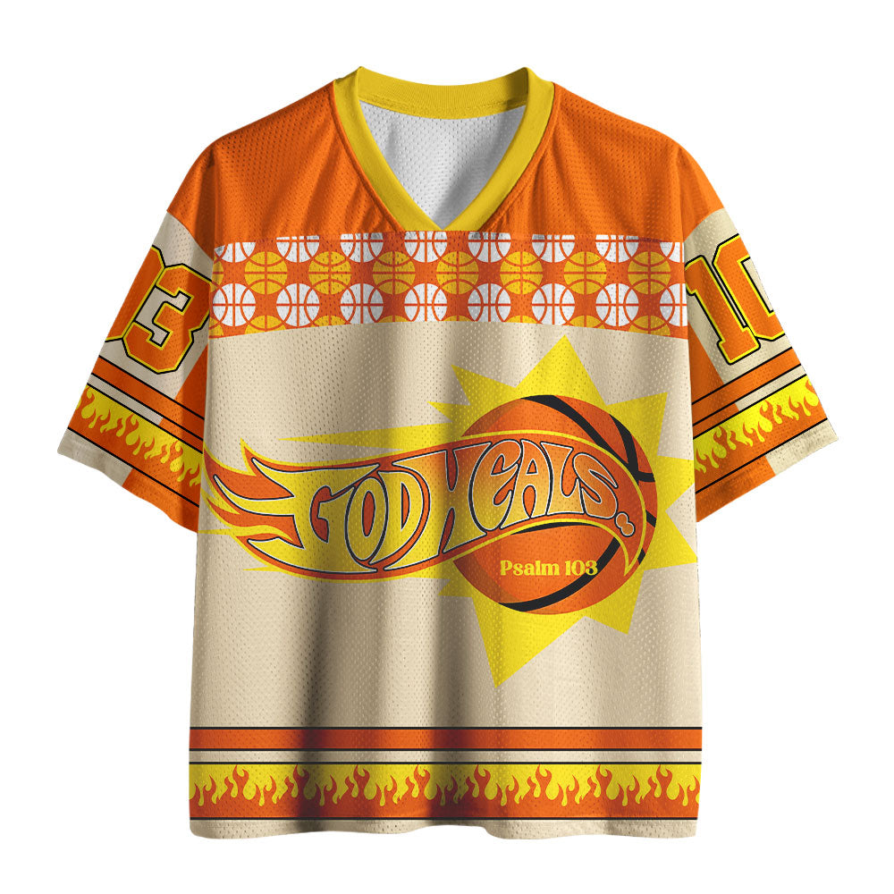 UniJames God Heals Christian Mesh Jersey