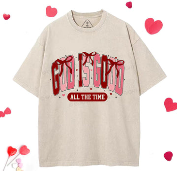 God Is Good Christian Washed TShirt