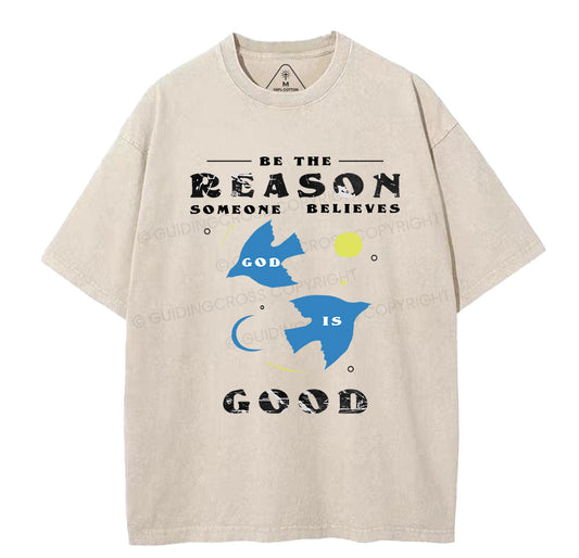 God Is Good Christian Washed TShirt