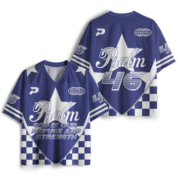 UniJames God Is Our Refuge And Strengh Christian Mesh Jersey