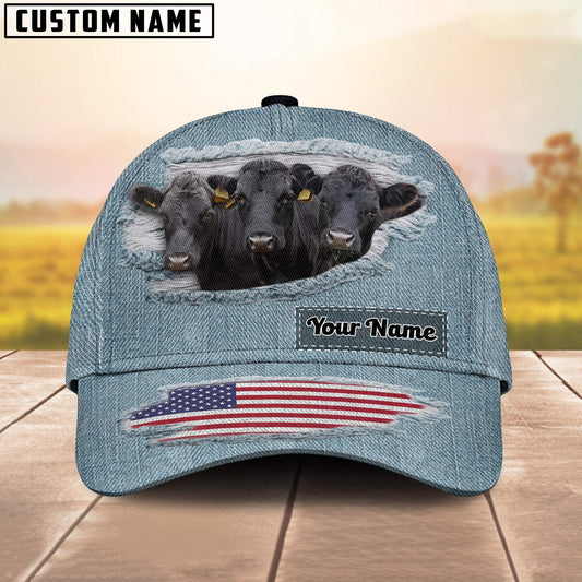 Uni Dexter Jeans Pattern Customized Name Cap
