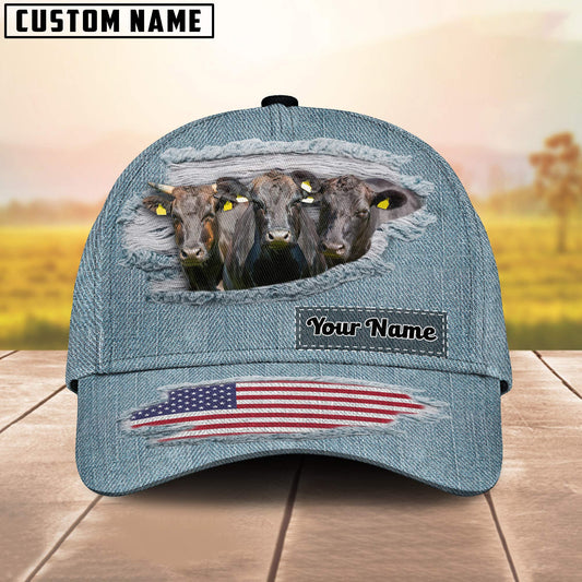 Uni Wagyu Jeans Pattern Customized Name Cap