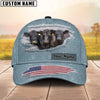 Uni Black Angus Jeans Pattern Customized Name Cap