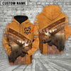 Uni Personalized Name Farm Moose Hoodie