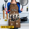 Uni Personalized Name Holstein Happiness 3D Apron