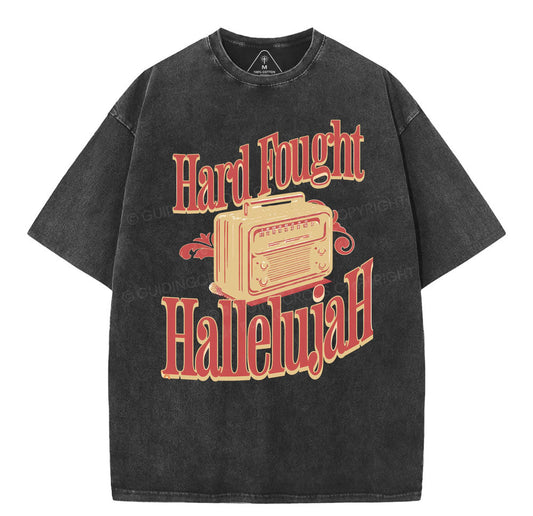Hallelujah Christian Washed TShirt