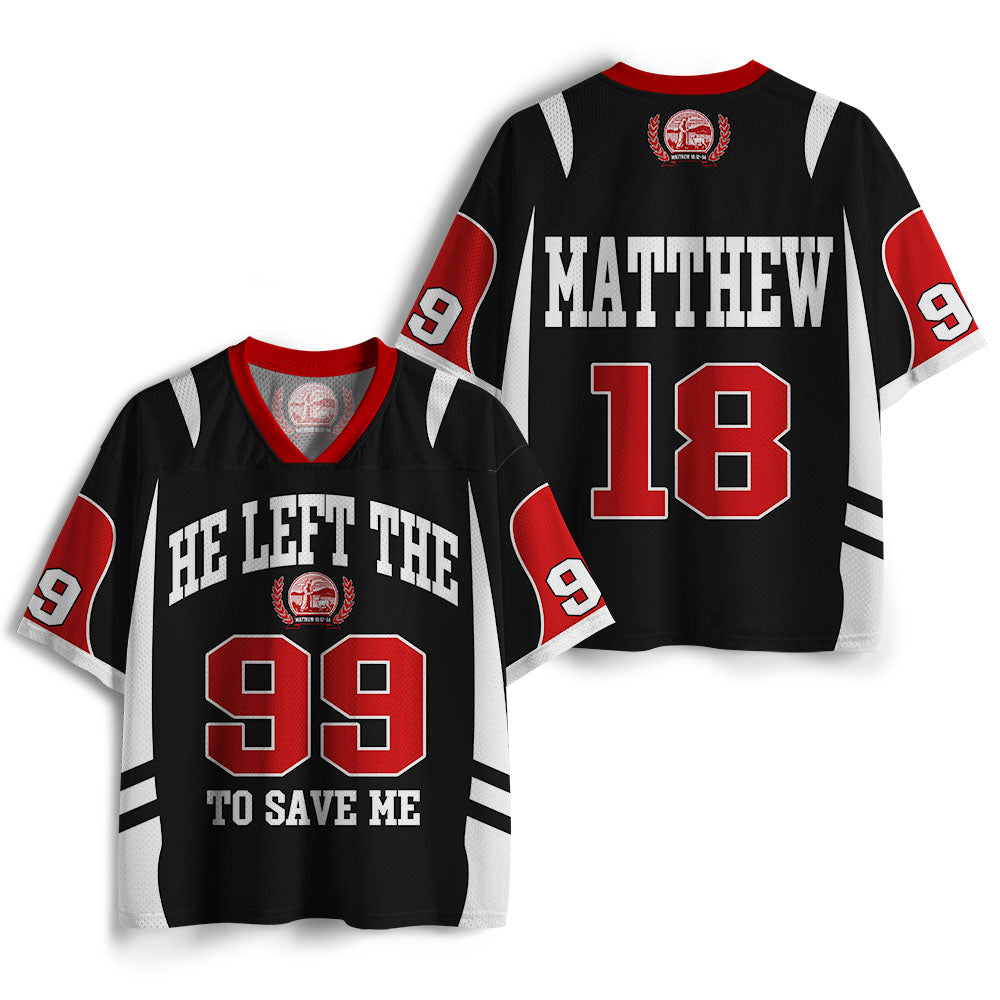 UniJames He Left The 99 To Save Me Christian Mesh Jersey
