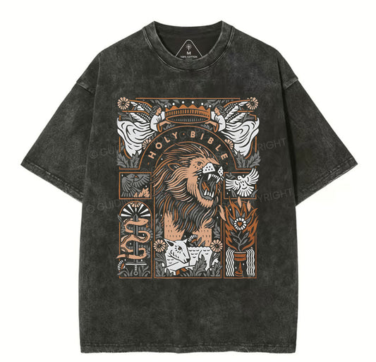Holy Bible Christian Washed TShirt