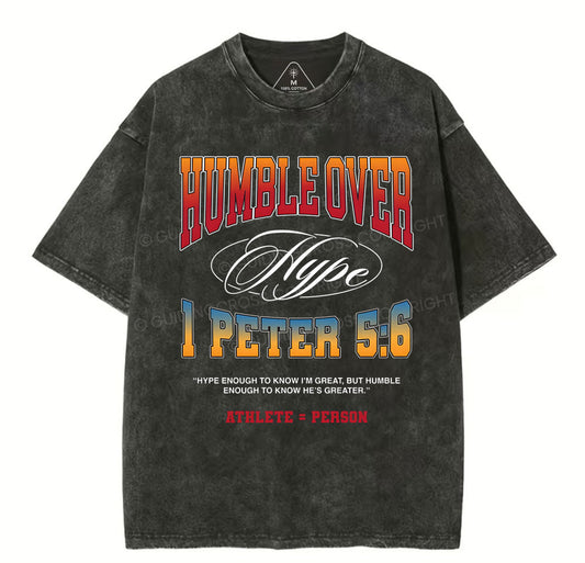 Humble Over Christian Washed TShirt