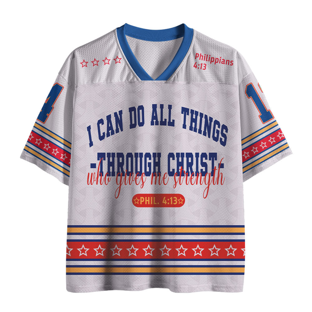 UniJames I Can Do All Thing Through Christ Christian Mesh Jersey
