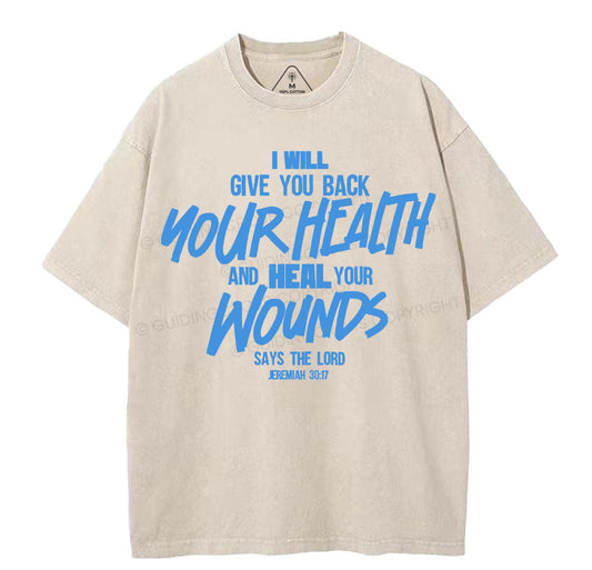 I Will Give You Back Christian Washed TShirt