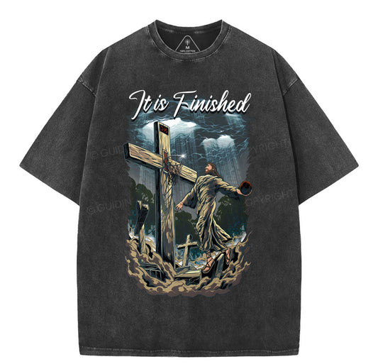 It Is Finish Christian Washed TShirt