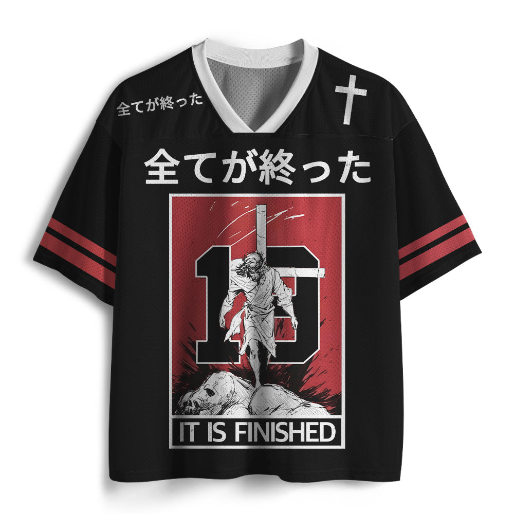 UniJames It Is Finished Christian Mesh Jersey