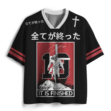 UniJames It Is Finished Christian Mesh Jersey