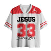 UniJames Jesus 33 White Christian Mesh Jersey