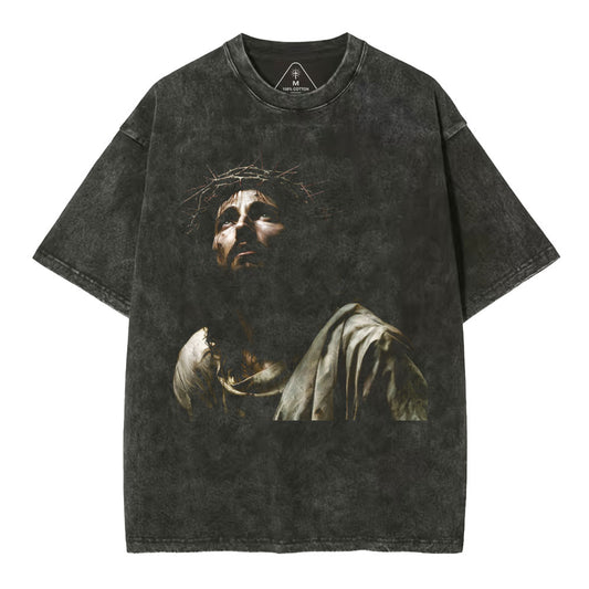 Jesus Christ Christian Washed T-Shirt Sale - GuidingCross